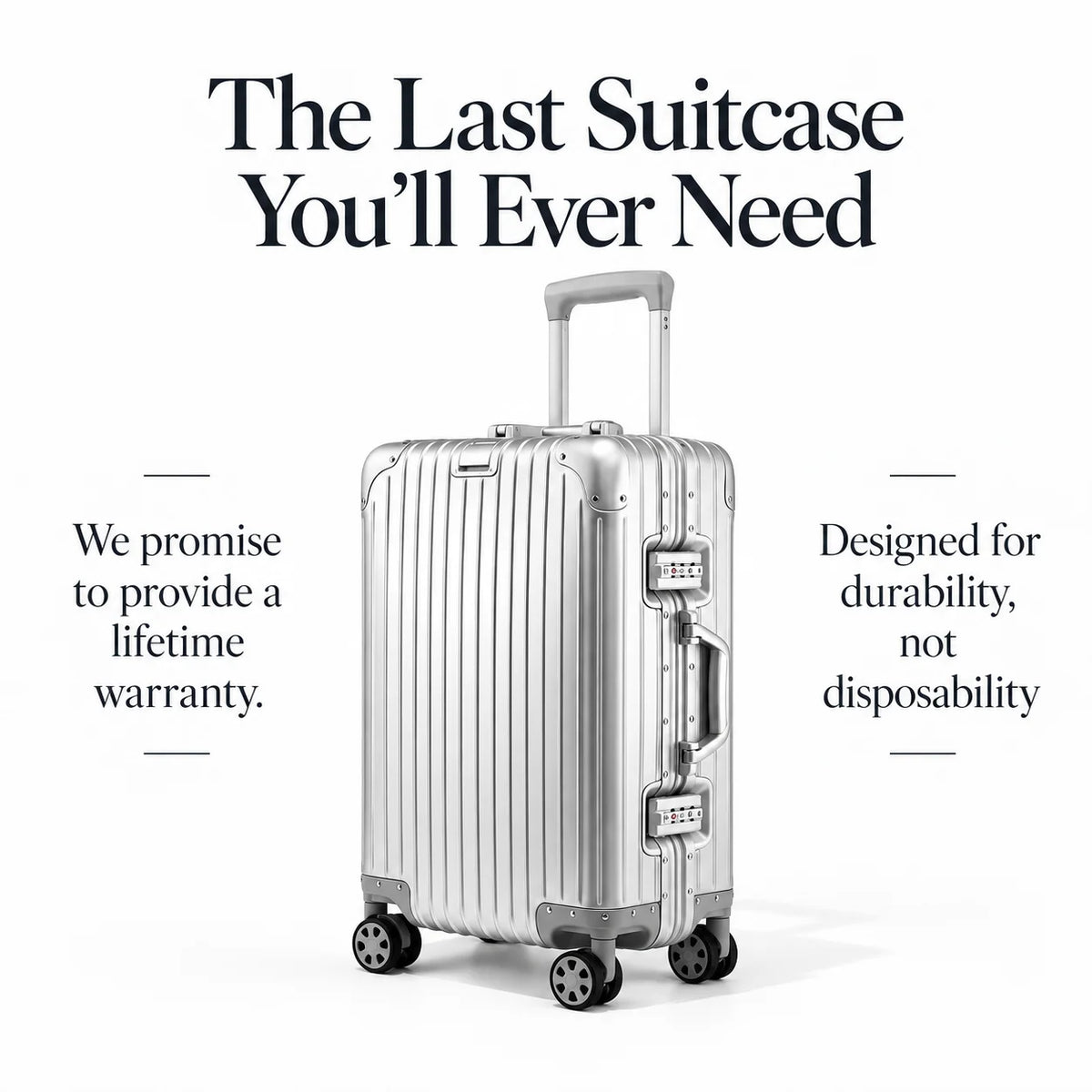 LYVOI The Last Suitcase You'll Ever Need.